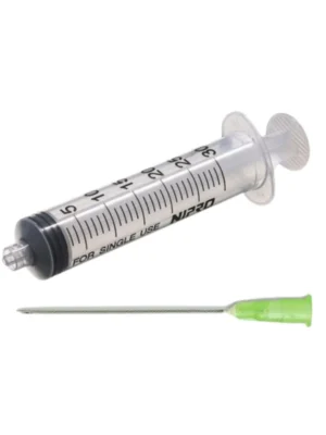 3 ml Laboratoriumspuit (met optreknaald)