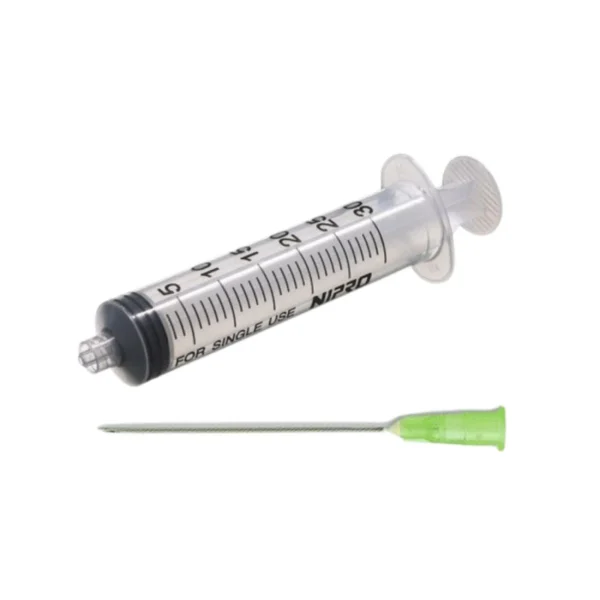 3 ml Laboratoriumspuit (met optreknaald)
